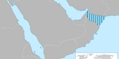 מפרץ עומאן על המפה
